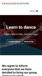 Mobile Screenshot of dance2evolution.co.za